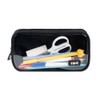 ZIPIT Half & Half Pencil Case, Large Pencil Case for