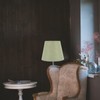 Totority Green Bedside Lamps Lampshade Taper Fabric Lampshade Simple Style