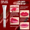Peel Off Tattoo Lip Stain, Tinte De Labios Peel Off