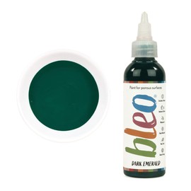 Guild Lane Bleo Gel Paint – Upcycle & Transform Fabric, Wood and Cork – Non-Toxic, Waterproof & Fade-Resistant – Easy to Apply Paint (Dark Emerald, Green, 100ml)