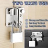 Litensh Door Bolt Stainless Steel Bolt Bolt Sliding Bolt Lock