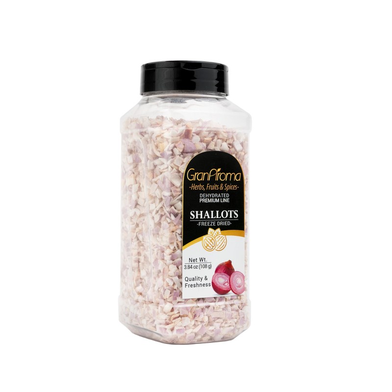 GranAroma Freeze Dried Shallots, Savory Flavor, Sauces & Soups, Versatile