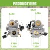 partszen MS391 Carburetor for Stihl MS311 MS311Z MS391 WTE-9A WTE-17