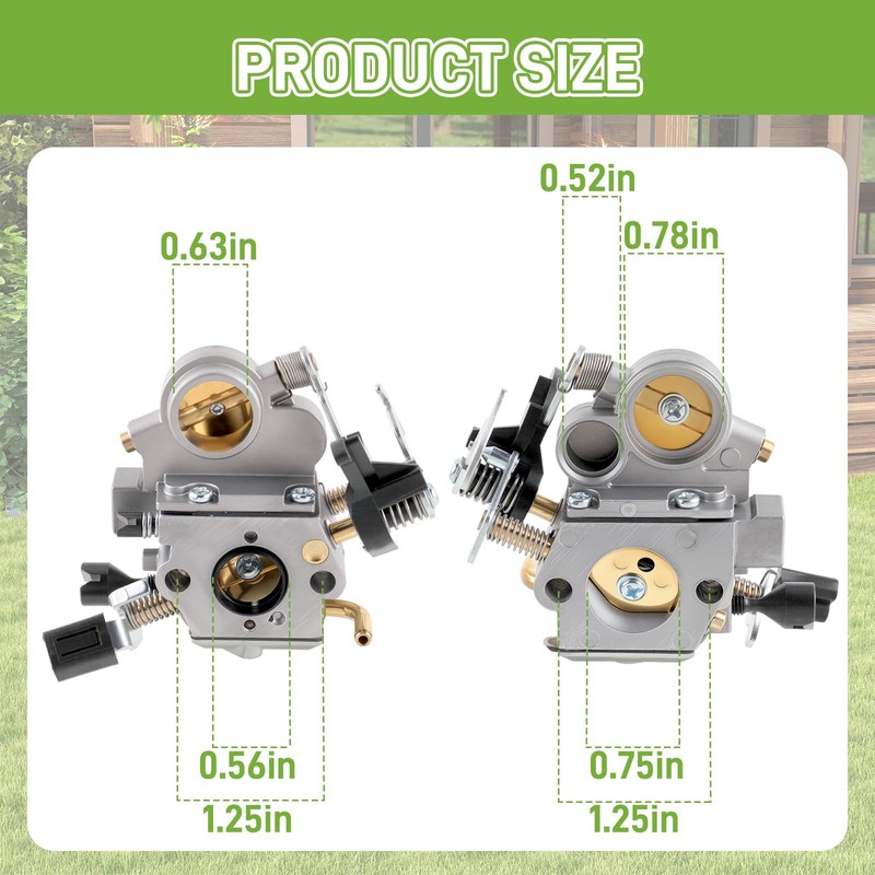 partszen MS391 Carburetor for Stihl MS311 MS311Z MS391 WTE-9A WTE-17