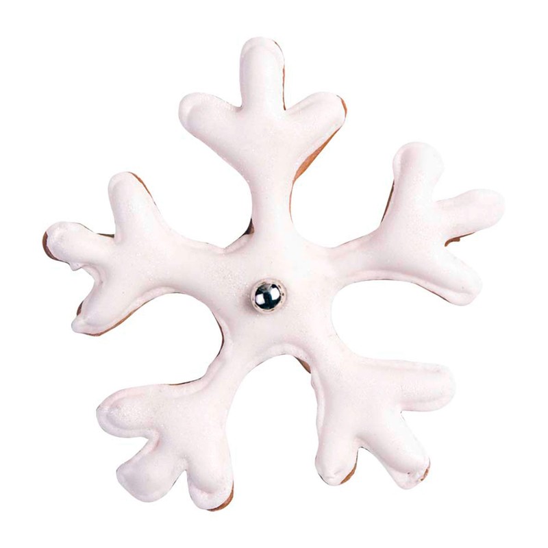 Staedter Snowflake Cookie Cutter, 6 cm, Stainless Steel, Silver