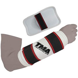 Elbow Sport Forearm Pads Guard Support Sleeve Protective Gear (White, XS)
