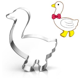 Ukoosien Small Goose Cookie Cutter 9 cm Dishwasher Safe Martin Goose Cookie Cutter Autumn for Children