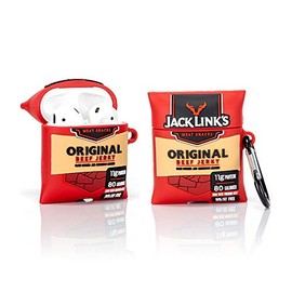 Cute Case for AirPods 2nd/1st Generation Earbuds 2019/2016, Suublg Chocolate Snack Drink Skin Design Protective Shockproof Silicone Cartoon Case Covers with Keychain for AirPods 1/2