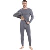 NACHILA Men's Thermal Underwear-Viscose Made from Bamboo,Long Johns Soft Sleepwear