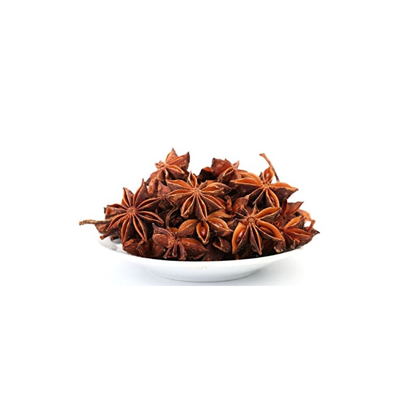 Premium Whole Dried Star Anise Seeds (Anis Estrella) (8oz)