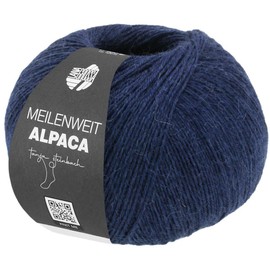 LANA GROSSA Meilenweit 100 Alpaca Cuddly Soft Alpaca Sock Yarn, in Wool Program up to 30°C, Hand Knitting Yarn Made of 70% Alpaca and 30% Polyamide, 100 g Wool for Knitting and Crocheting, 420 m Yarn