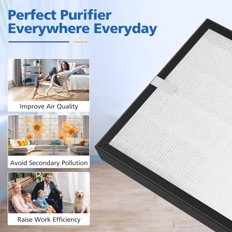 LINNIW TZ-K2 Replacement Filter Compatible with ToLife Air Purifier TZ-K2,