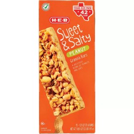 HEB H‑E‑B Sweet & Salty Peanut Granola Bars - Texas-Size Pack