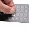 Unbranded 5pc Hebrew/English Alphabet Letters Keyboard Stickers For computer Laptop