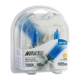 NOKYA NOK7220 Pro Halogen Arctic White 9005XS 100 Watt 7000K Light Bulb
