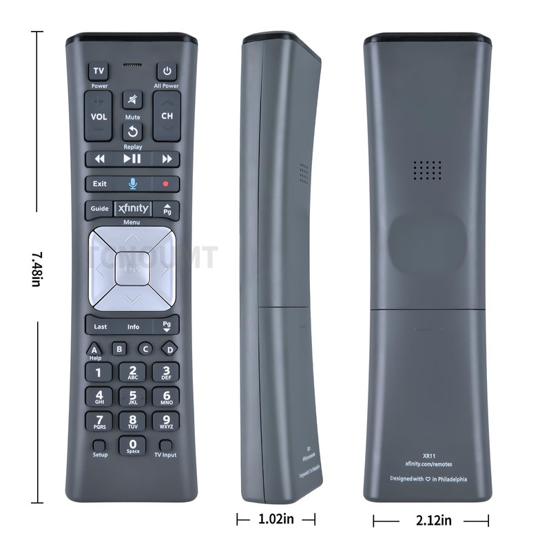 MOVHEIYL XR11 Replacement Voice Remote Control Compatible with Comcast/Xfinity XR11