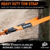 METOWARE Tree Saver Tow Strap 3'' × 8ft Recovery Strap,