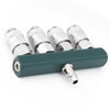 4 Way Air Hose Splitter, T 5 Port Quick Connect