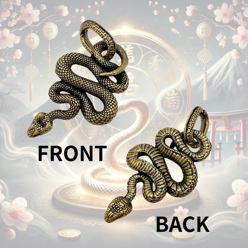 AhhYouMe Snake Real Key Chain Ring Hook Car Motorcycle Accessories