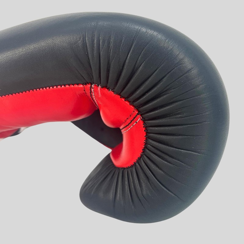 Valour Strike Lace-Up Boxing Gloves | Premium Leather Fight Gloves