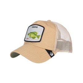 Goorin Bros. Crappie 101-1529 Hat with Visor Unisex Cotton Blend Brown, One Size with Adjustable Snapback, beige, One Size