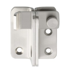 SAYAYO EMS3006R-LS Stainless Steel Door Latch Small Lockable with Padlock Hole Latch for Gate, Window, Fence, Right Open