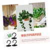 Totority 1set Ceiling Hooks for Hanging Plants Wall Mount Hangers