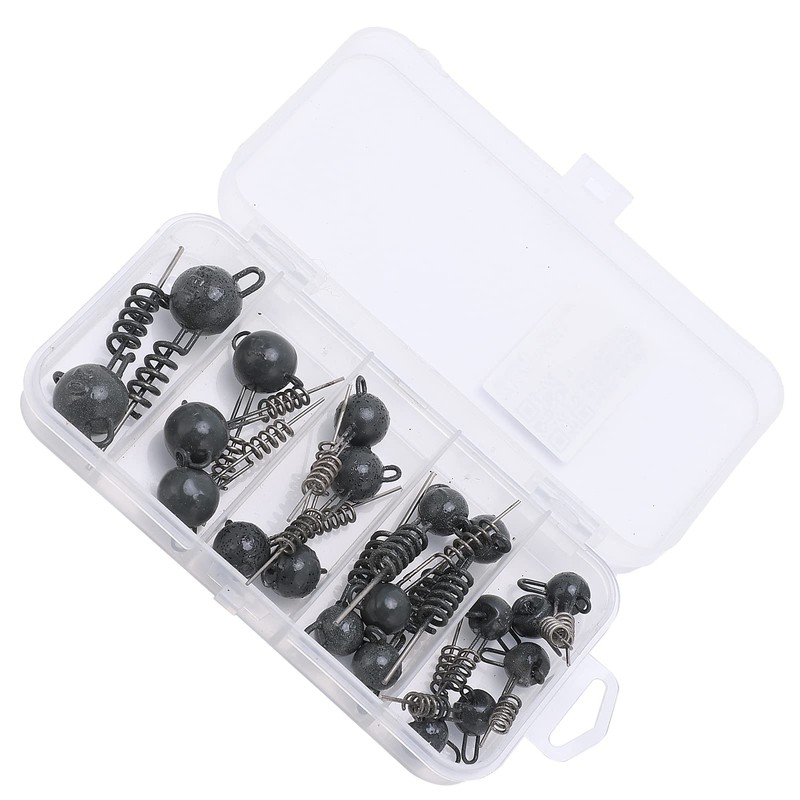 Jig Heads Hooks,5‑20g Durable Fish Head Hooks with Round Jig