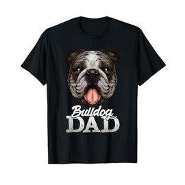 Dog Papa Shirt Bulldog Dad Gifts English Bulldog Gifts T-Shirt