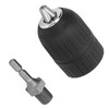 Keyless Drill Chuck Adapter, 1/2-20UNF Keyless Chuck, 2.0-13MM Plastic Shell