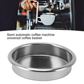 58 Mm Blind Filter, Stainless Steel Backflush Inser, Back Flush Blind Filter Basket for Gaggia Classic and Espresso Machines Espresso Cleaning Disc