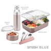 Smash Eco-friendly Bento 8-Piece Lunch Kit - Blush color -