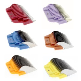 3mm - 19mm Wide Stainless Steel Clipper Guard Attachments for A5 Series | Snap-On/Off Design Combs for Professional Dog Grooming