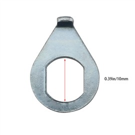 Ruiwaer 4PCS M10 Bicycle Hub Safety Washer Bike Wheel Hub Hook Washer Gasket Front Rear Wheel Retaining Clip Hook