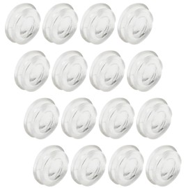 Fielect Rubber Grommet 50Pcs 9mm Inner Dia Oil Resistant Armature Rubber Grommets for Wiring Cable Transparent