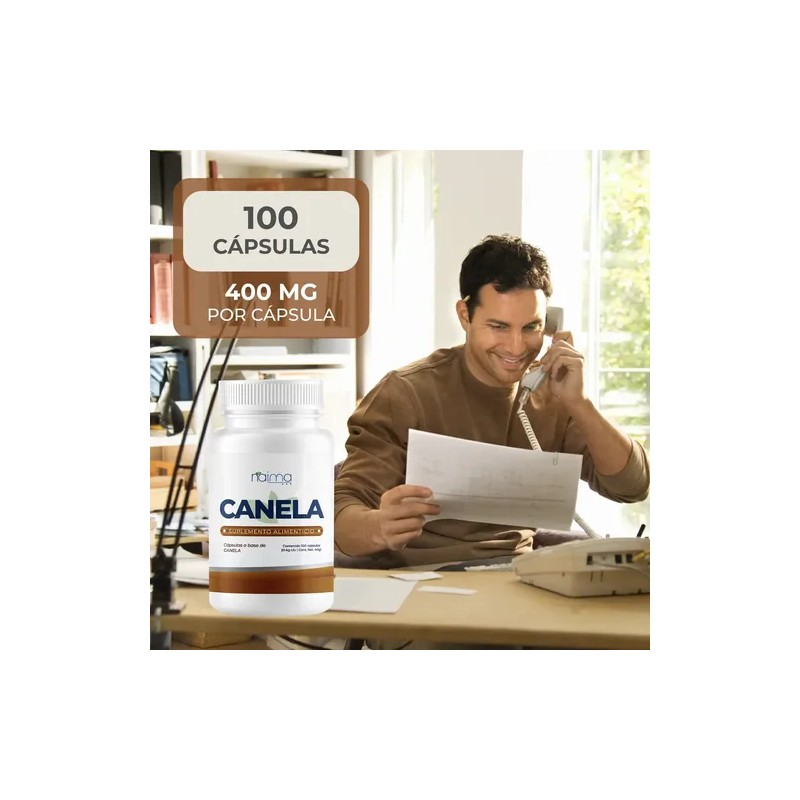 Canela 400 Mg 100 Cápsulas
