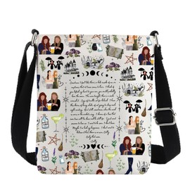 MYSOMY Owens Sisters Crossbody Bag Sally And Gillian Gifts Salt Rosemary Lavender Lover Gifts Magic Witches Shoulder Bag (2Lady CB uk2)