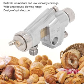 COSMICROWAVE Paint Spray Gun Food Paint Gun Food Paint Sprayer Air Paint Sprayer Air Spray GunTool, Paint Spray Gun 98PSI Pneumatic Fine Atomization Sprayer Tool Set Kit (2.5 Caliber)