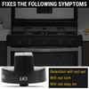W10339442 Whirlpool Stove Knobs Cooktop Surface Burner Control Knobs Black