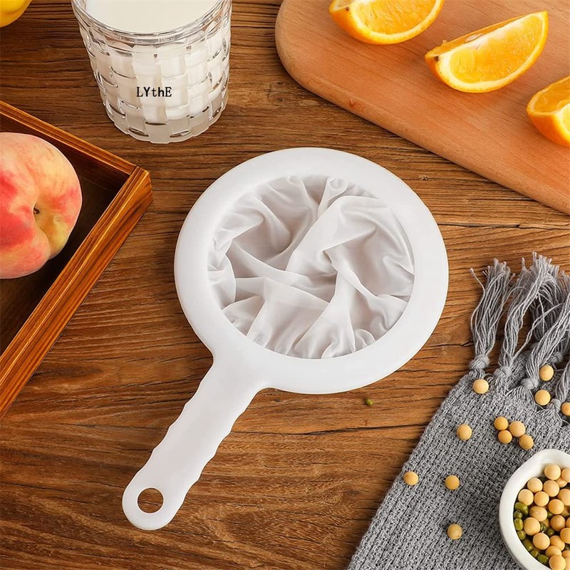 Mesh Kitchen Ultra-fine Mesh Strainer Kitchen Nylon Mesh Filter Spoon