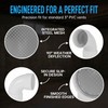 3 Inch PVC Termination Vent with Stainless Steel Screen, 90