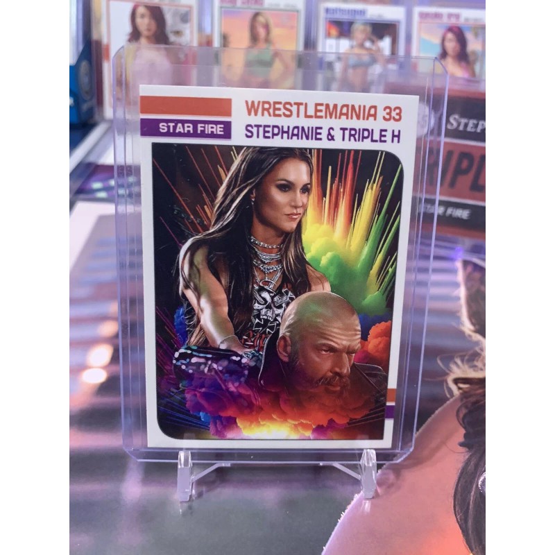 WWE Stephanie McMahon & Triple H Custom Star Fire Base