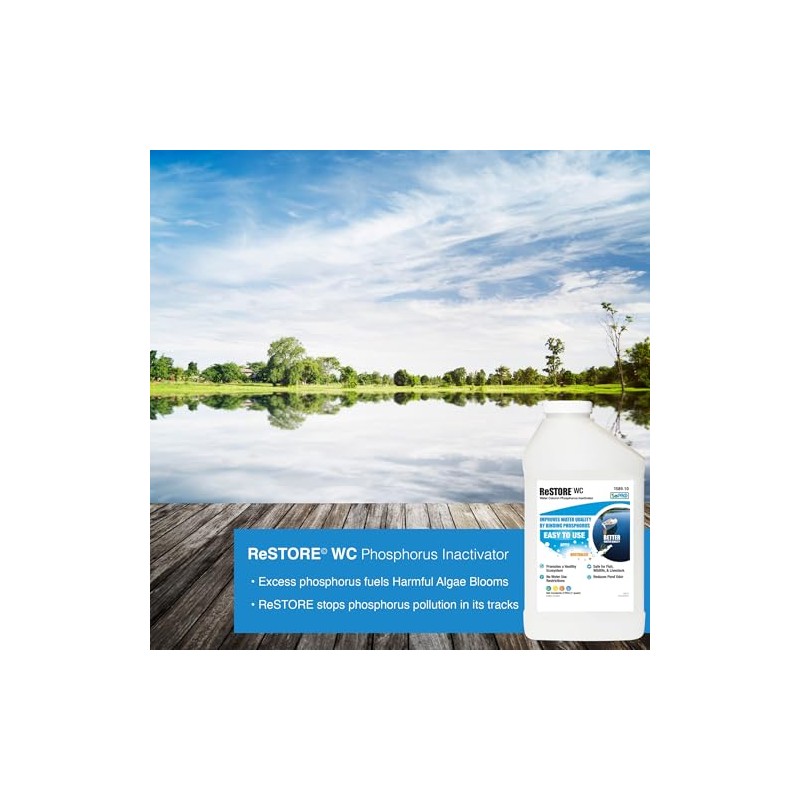 Restore WC Phosphorus Inactivator - Phosphate Removal and Water Clarity