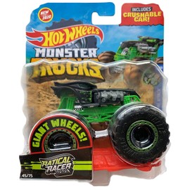 Hot Wheels Monster Trucks Ratical Racer, Includes Crushable 45/75 [Animal Attack]