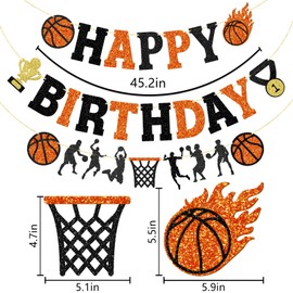 Little Man Basketball Birthday Banner, Basketball Birthday Decorations, Sports Themed Birthday Banner, Basketball Garland, Basketball Birthday Party Decorations for Boy