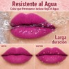 Labial Desprendible Mate Impermeable Larga Duración No Manch