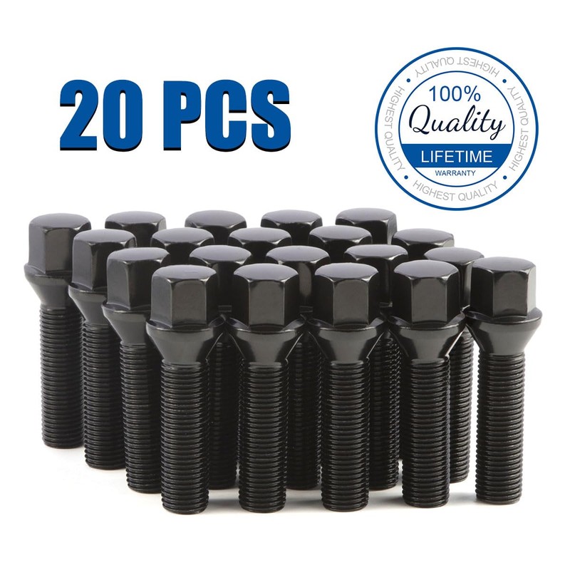 GAsupply 14x1.5 40mm Shank Lug Bolts, Fit for X3 E83,