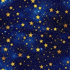 LaiTique Starry Night Sky Wallpaper – Celestial Peel and Stick Wallpaper, Self-Adhesive Vinyl for Kids' Rooms and Home Decor, 17.7in x 118in