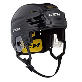 CCM Tacks 210 Hockey Helmet (Black, Large)