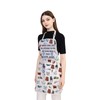 MYSOMY Scottish Apron for Women Scotland Kitchen Apron with Pockets